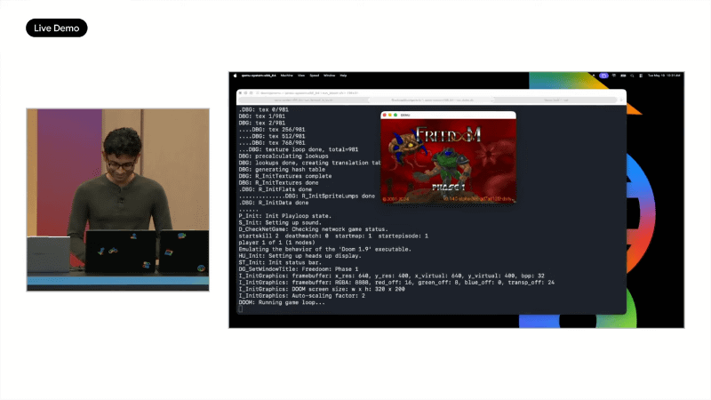 Antigravity 2.0でGemini 3.5 Flashを活用してゲームを生成。デモではDOOMライクなFPSも生成できた
