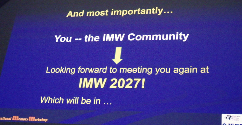 次回(IMW 2027)に向けたスライド。チェアパーソンによる閉会挨拶から