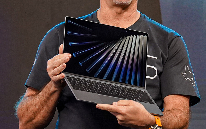 Dell XPS 13(DellのCES会見時に撮影)
