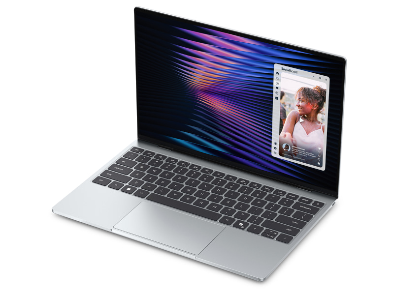 ディスプレイは13.4型WQXGAのタッチ対応IPS液晶(写真提供: Dell)