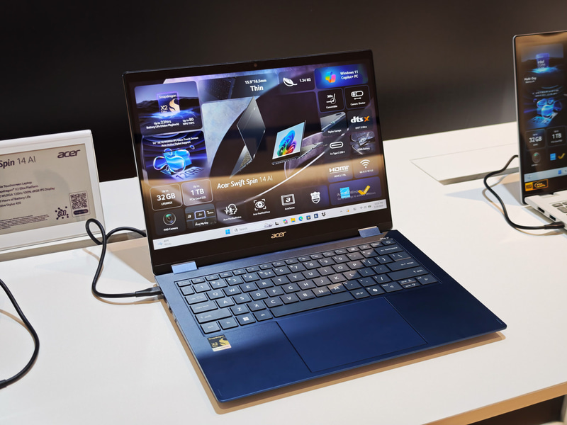 Acer Swift Spin 14 AI(Qualcomm版)