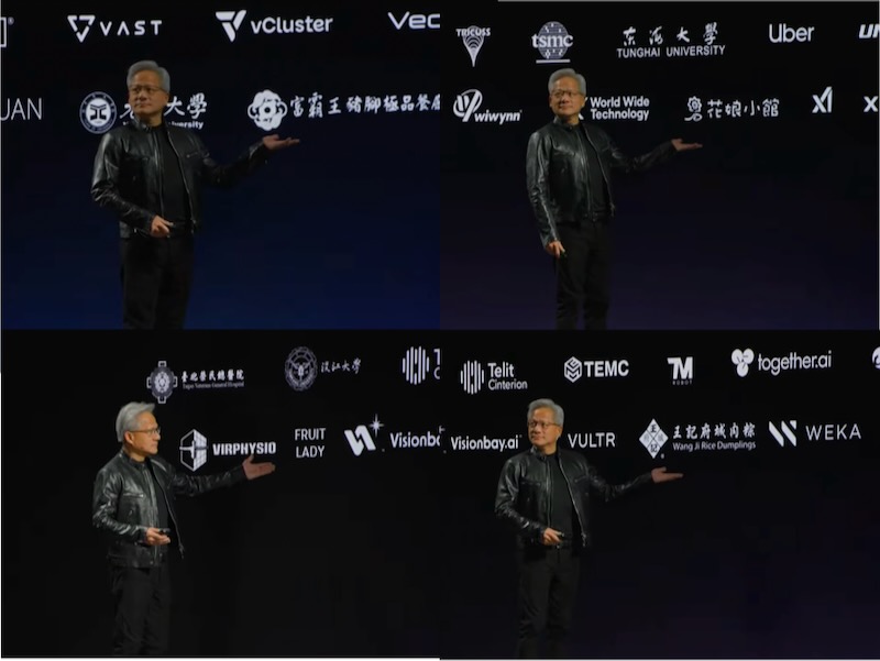 画像の出典はNVIDIA GTC Taipei 2026 Keynote | Full Replay