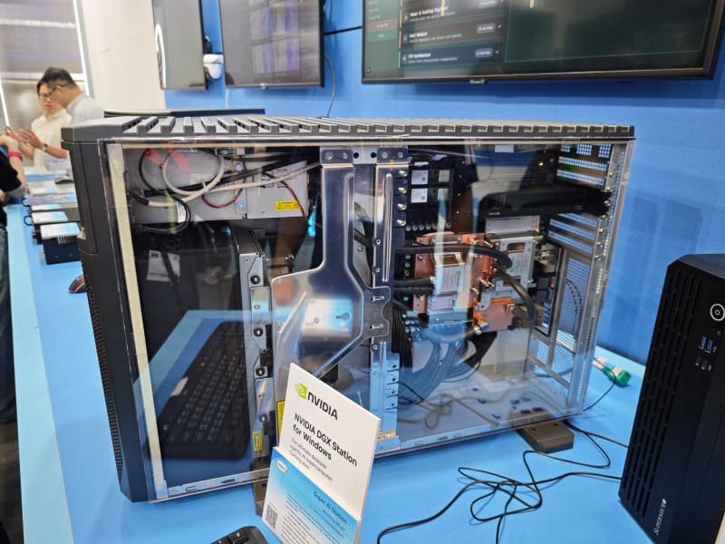 GB300を搭載したNVIDIA DGX Workstation、従来はUbuntuだけが動作していたが、今回Windowsが動作する製品が投入されることが明らかにされている