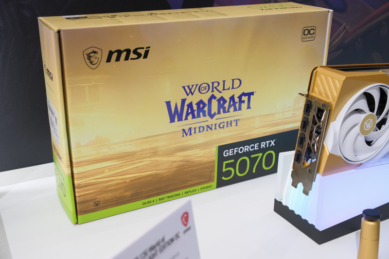 GeForce RTX 5070 12G World of Warcraft MIDNIGHT LIGHT EDITION OC