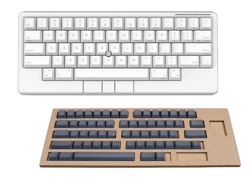 HHKB Studio(雪)英語配列<br>キートップセット(灰)英語配列/無刻印