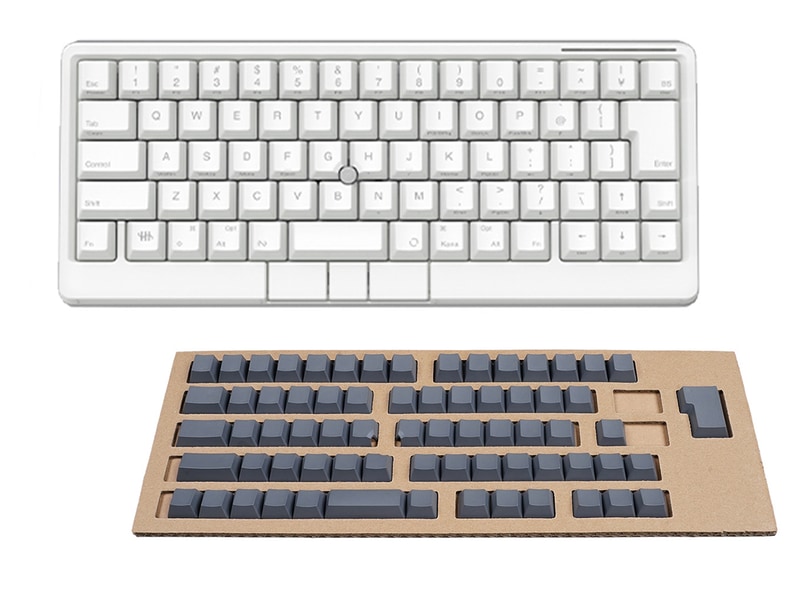HHKB Studio(雪)日本語配列<br>キートップセット(灰)日本語配列/無刻印