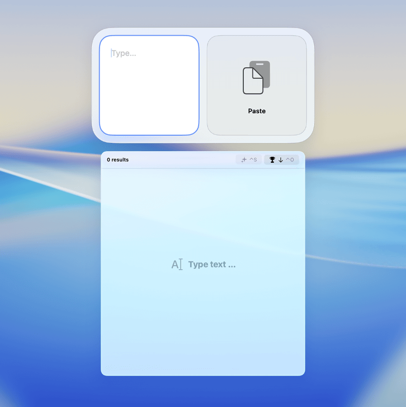 Tuna起動後に[command]キー+[2]キーを押すと、図のような画面になります。これがText Modeです