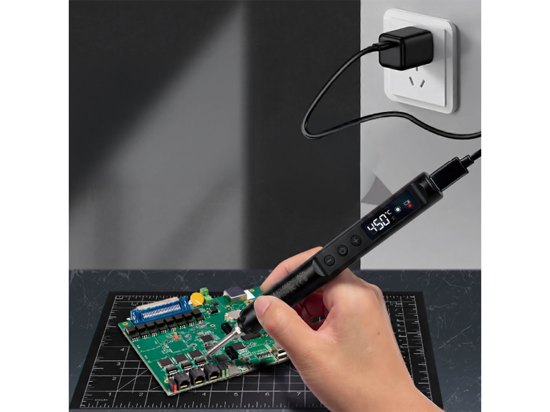 USB充電式コードレスはんだこてキット(IPT-PIS450)