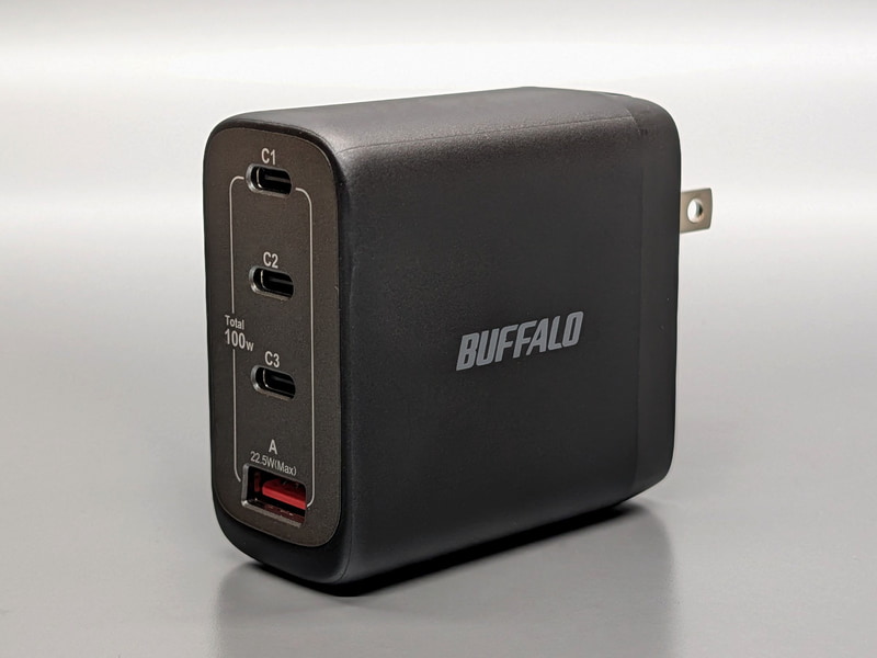 製品本体。外見およびサイズは一般的なUSB PD充電器と変わらない