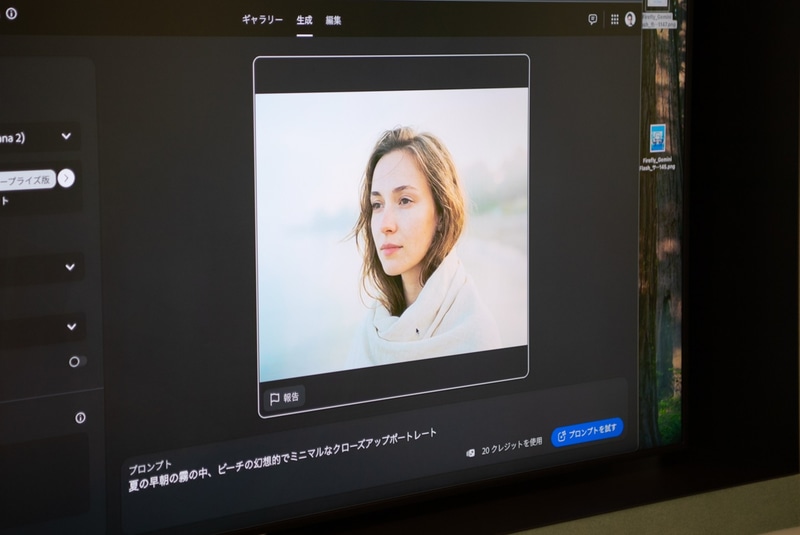 「探索」では世界中のクリエイターのプロンプトを閲覧、ロードできる