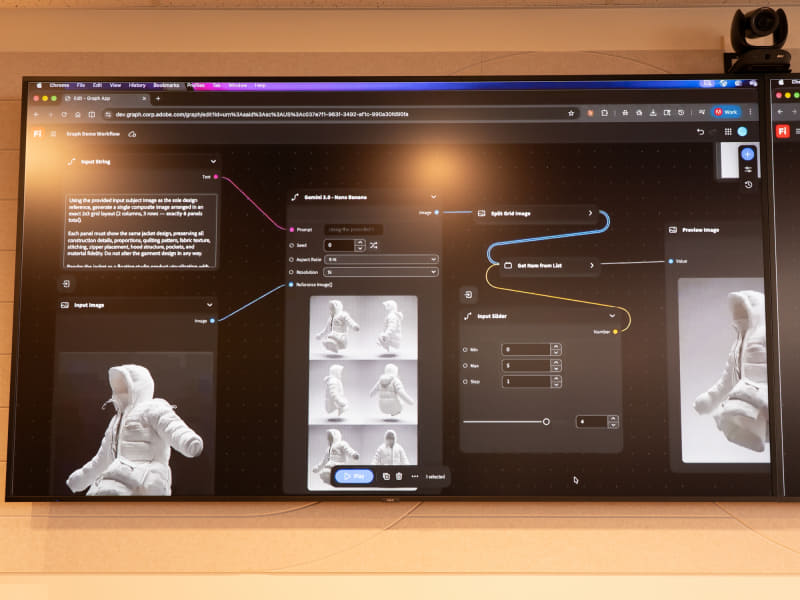 ノードベースのクリエイティブワークフロー設計機能「Firefly Graph」