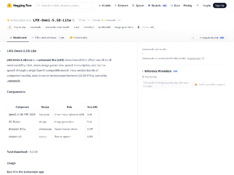今回は動かせなかったが、「LMX-Omni-5.5B Lite」は4つのAIを組み合わせた面白い仕組み