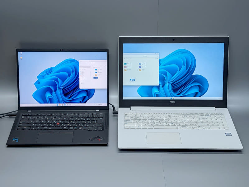 サブPCをメインPCのサブモニターとして活用できる。複製はもちろん拡張にも対応する