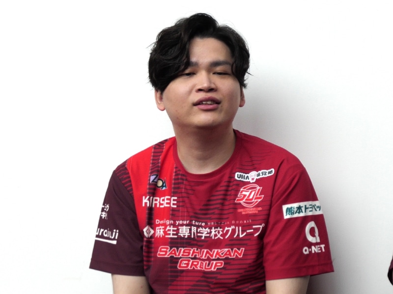SCARZ所属ながら、今年はSaishunkan Sol 熊本からレンタル移籍でSFLに出場するきんちょ