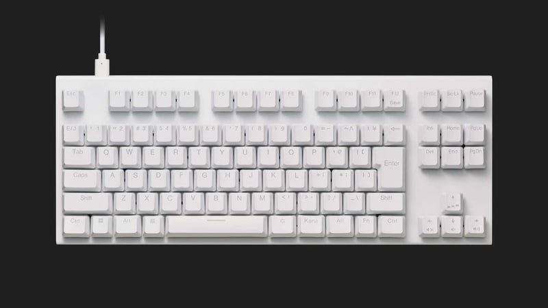 ホワイトモデルも展開されている「REALFORCE GX1 Plus」