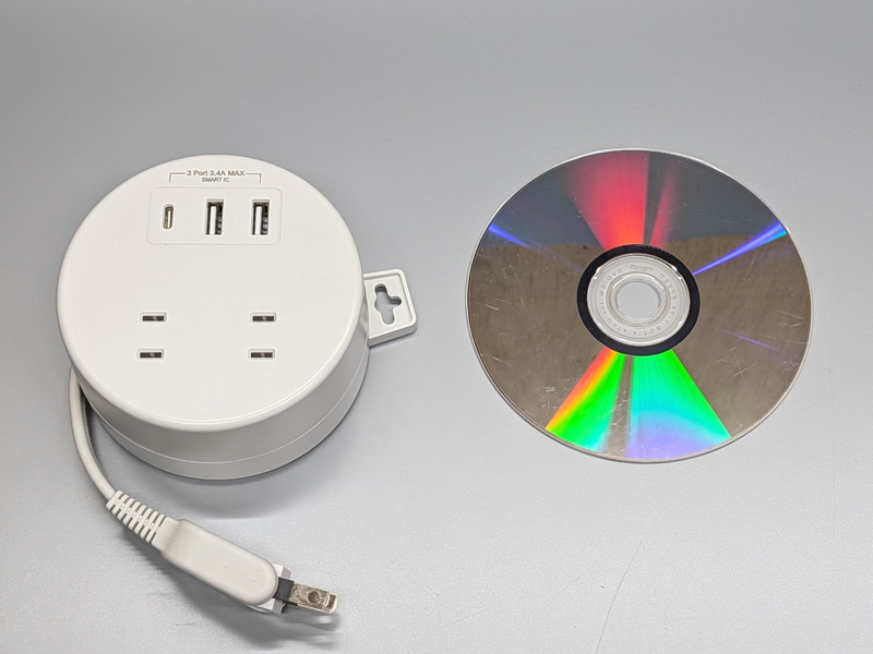 フットプリントはCDよりも若干小さい程度