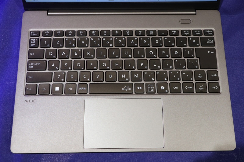 キーボード面