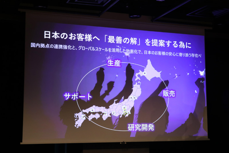 製販技一体により、日本の顧客ニーズに対応
