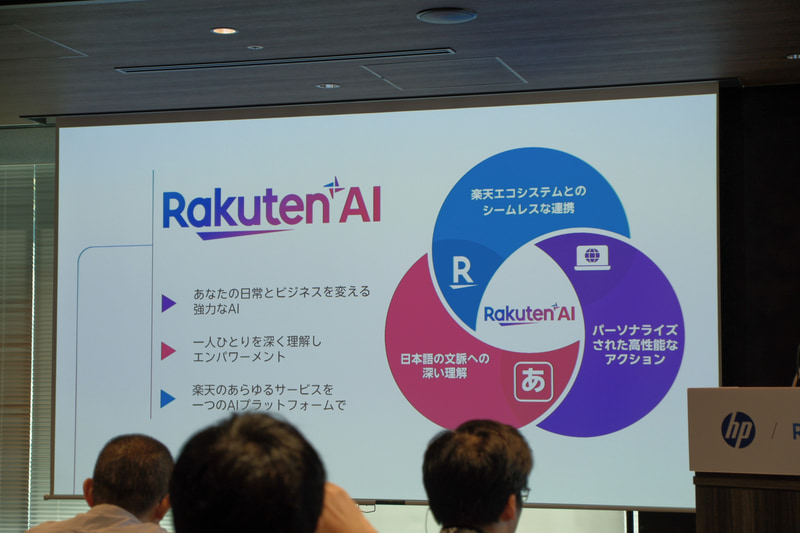 Rakuten AIの3つの柱