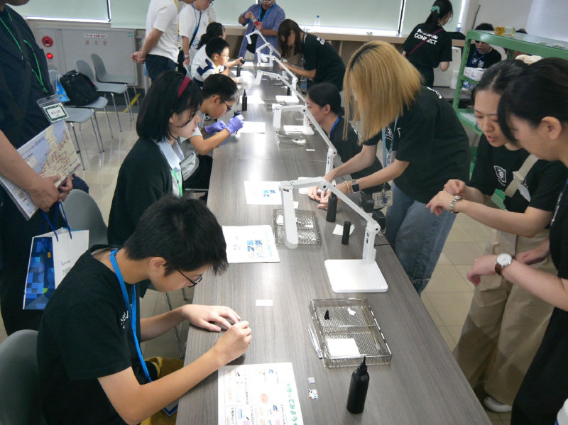 同伴者も楽しめるようにさまざまなイベントが行われた