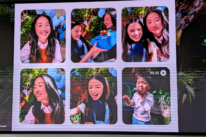 するとAIがいい場面を写真として書き出してくれる
