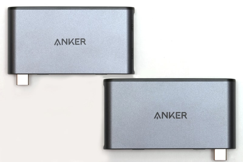 着脱式USB Type-Cハブには、PC接続用USB Type-C(最大85W給電) 1基、HDMI(最大4K対応) 1基、USB Type-C PD入力 1基、USB Type-C(最大5Gbps) 1基、USB Type-A(最大5Gbps) 1基、SDカードスロット(最大104MB/s) 1基、microSDカードスロット(最大104MB/s) 1基などが用意
