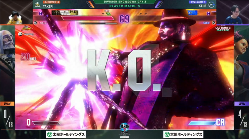 広島 TEAM iXAのTakepiJPがKEI.Bヤスミンを撃破し、対抗戦を2戦全勝で突破