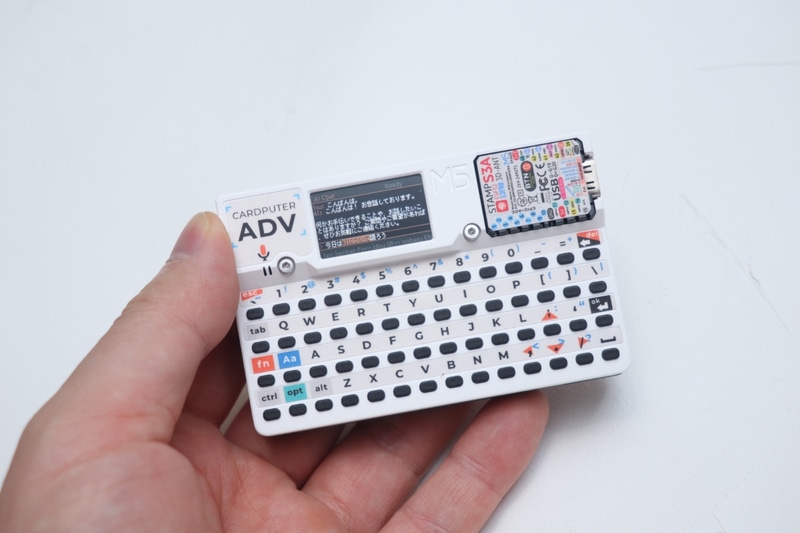 ローカルLLMとチャットするソフトも自作。この上でも日本語変換が動作する