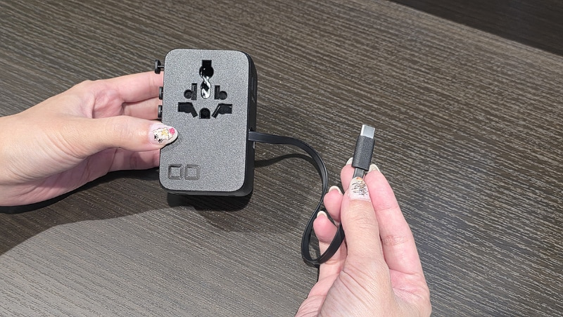 Polaris CUBE TRAVEL Built in CORD REEL(ブラック)