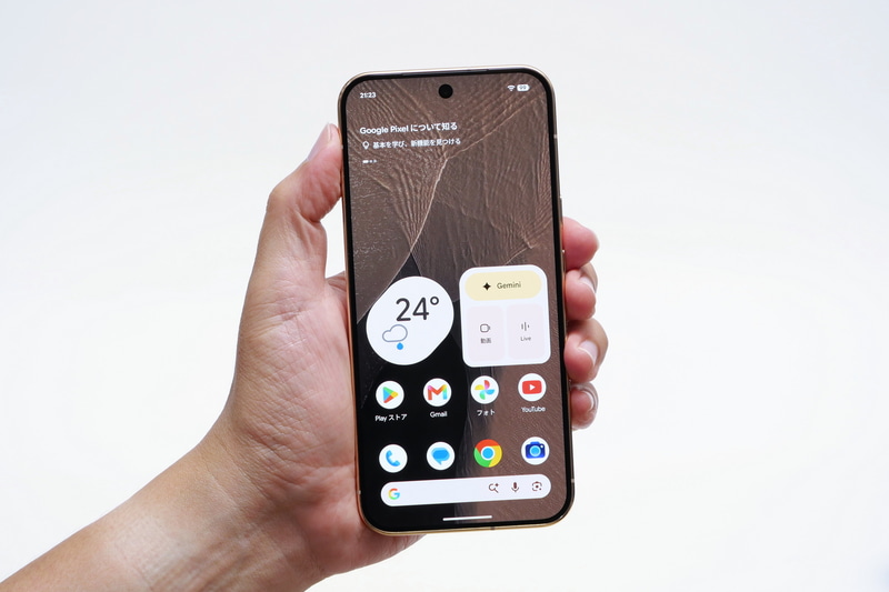 6g軽くなっているが、こちらも手に持った印象は従来モデルとほぼ変わらない