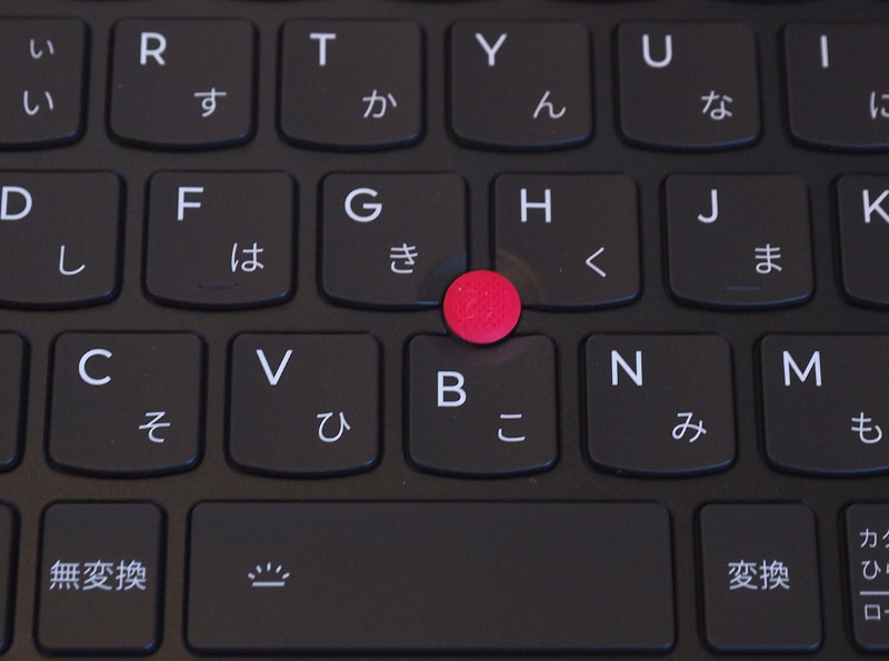 キーボードバックライトをオフにした状態