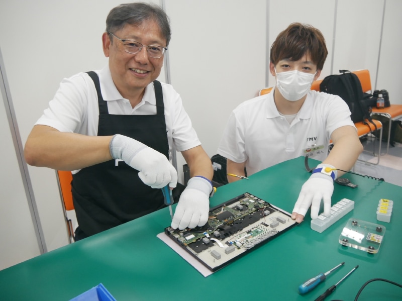難しい作業が終わり、かなり余裕が出てきた宮下社長