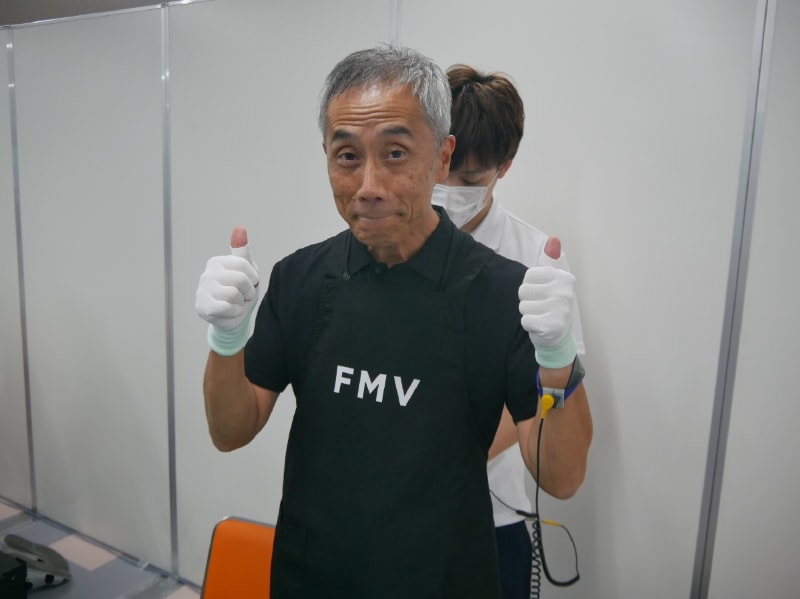 後半の最初の工程からは、FCCLコンシューマ事業本部の髙嶋敏久事業本部長が「中継ぎ登板」