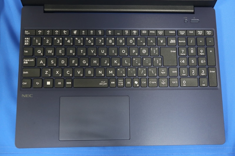 LAVIE N16のキーボード