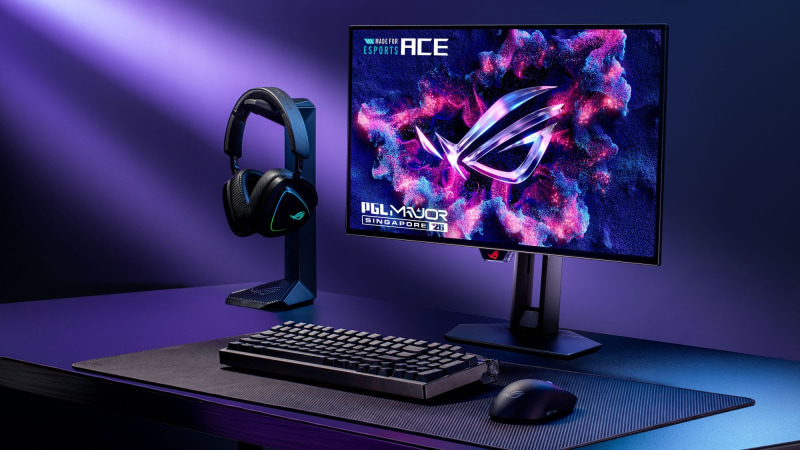 フラグシップのゲーミングモニター、「ROG Swift OLED PG259QWS Ace」