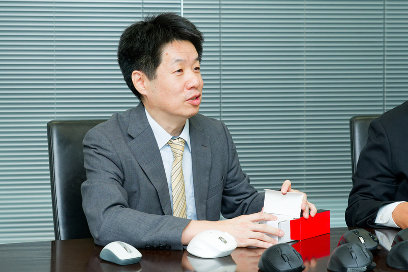 トラックボールの開発を担当した株式会社バッファロー 周辺機器開発部 サプライ開発課 伊藤正泰氏