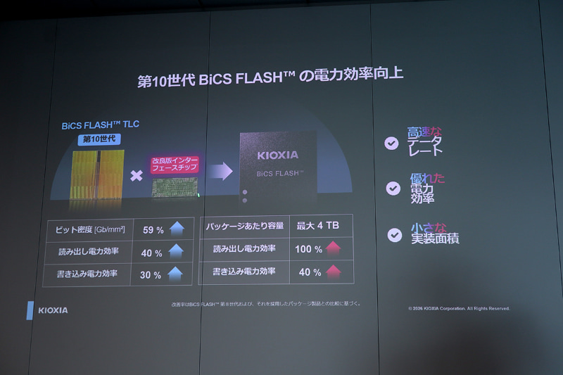 電力効率や性能の改善