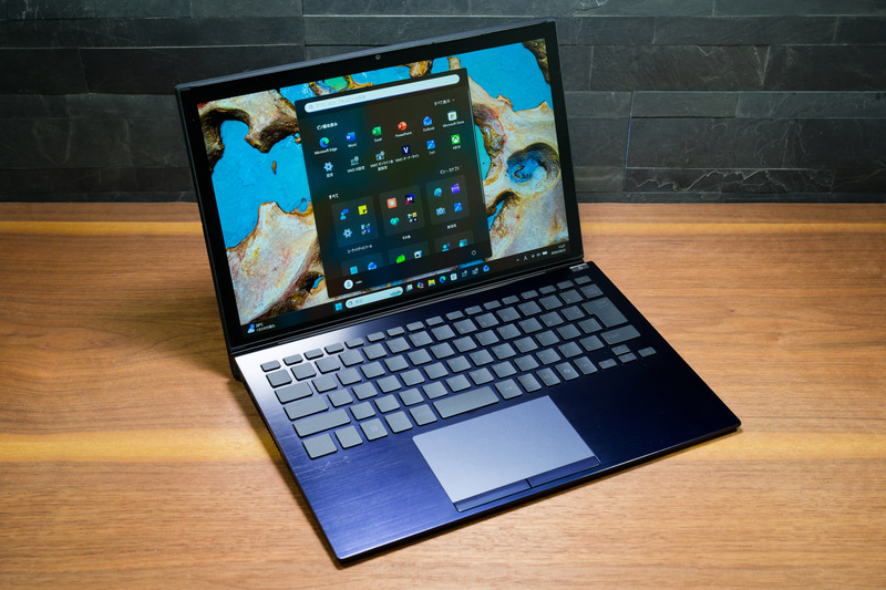 通常のノートPCモードの「VAIO T」