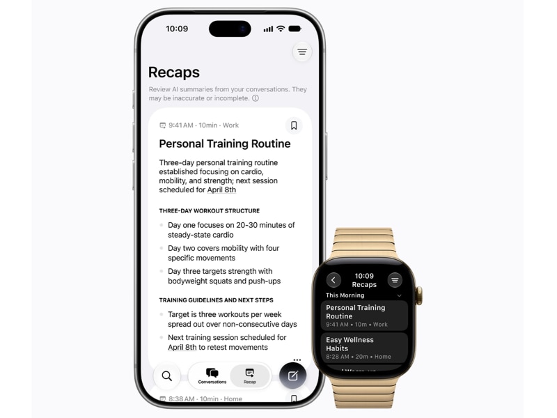 Siri Recap