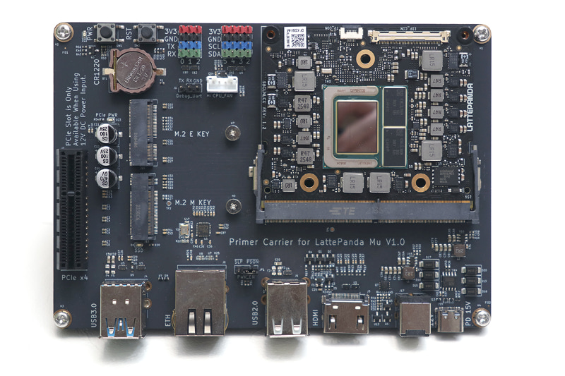 LattePanda Mu Ultra自体はLite Carrierにも装着可能