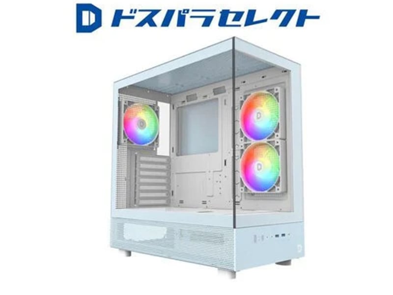 ドスパラセレクト XR PASTEL BLUE (ATX ガラス)