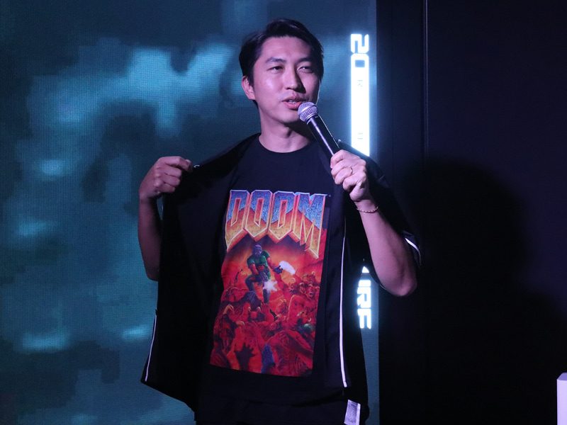 Galip Fu氏。DOOMに魅了されてゲームの世界に入ったという