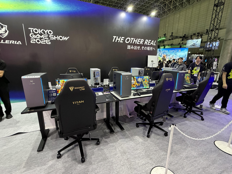 GALLERIAのPCでゲームをプレイできる