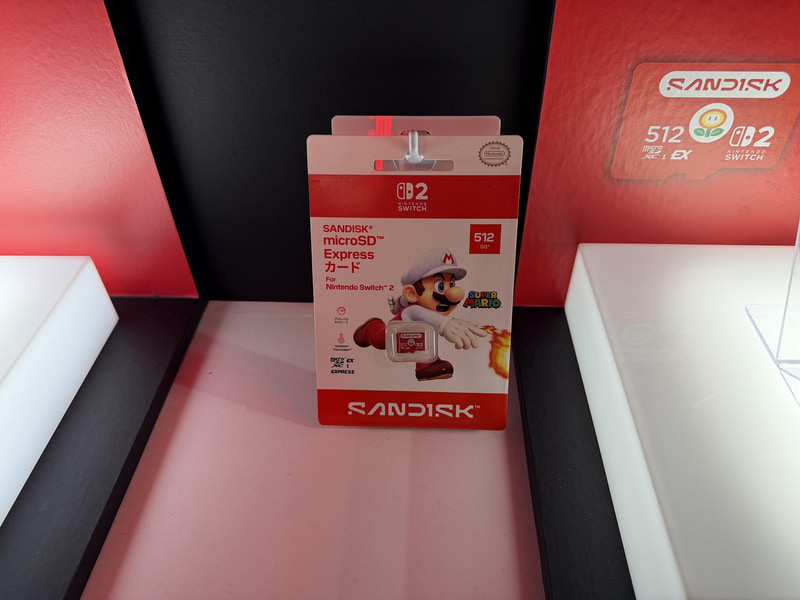 任天堂のライセンスを取得したNintendo Switch用microSD Expressカード