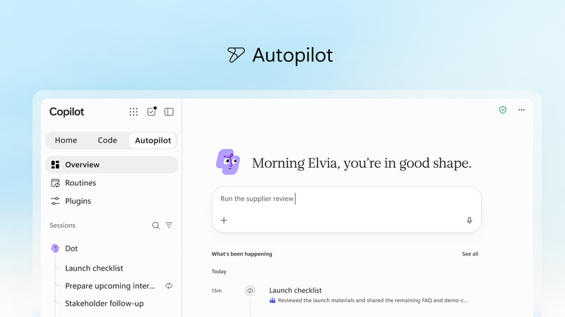 ScoutからAutopilotに名称変更されたエージェント型AI