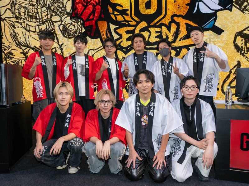 TGS 2026の壇上で熱闘を繰り広げた「父ノ背中」「世界Best4 Team」のメンバー