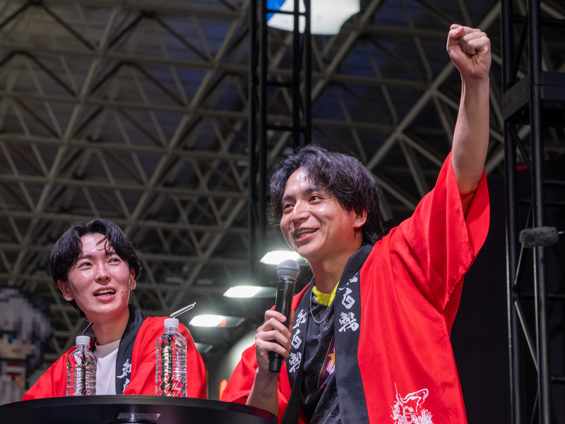 試合の途中、けんきとメルトンが入れ替わる場面も