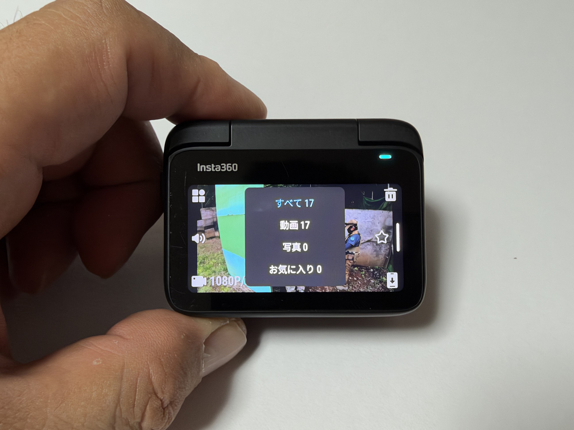 今回使用した素材はInsta360 GO 3Sで撮影したフルHD動画17本。総撮影時間は約3時間20分で、合計36.5GBだ