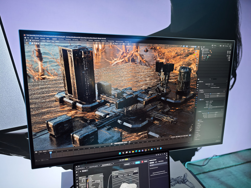 Blenderを利用するクリエイターのデモ