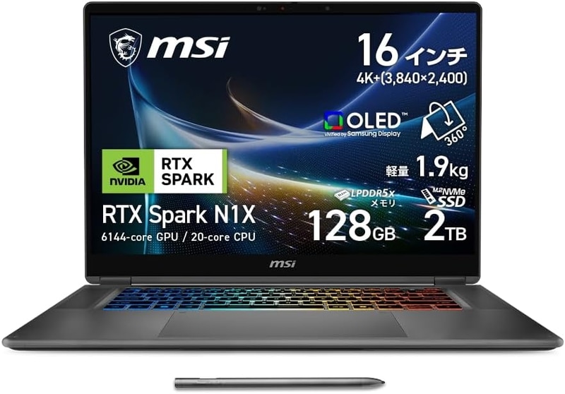 MSI Prestige-N16-Flip-AI+C1XMT-3100JP